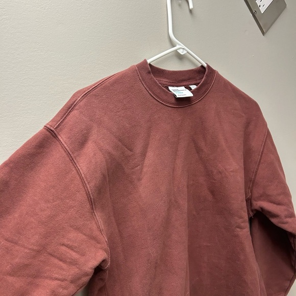 TNA Sweatfleece Cozy Fleece Boyfriend Fit Crewneck - Picture 2 of 4